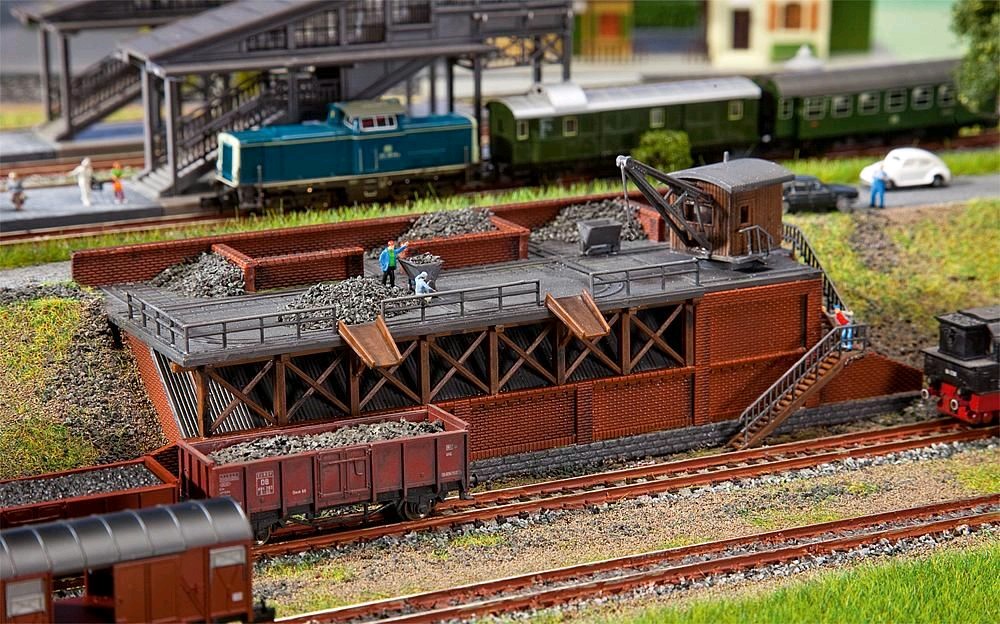 Faller 222163 Kohlesturzbühne mit Antriebsteilen 1:160 Spur N Neu OVP