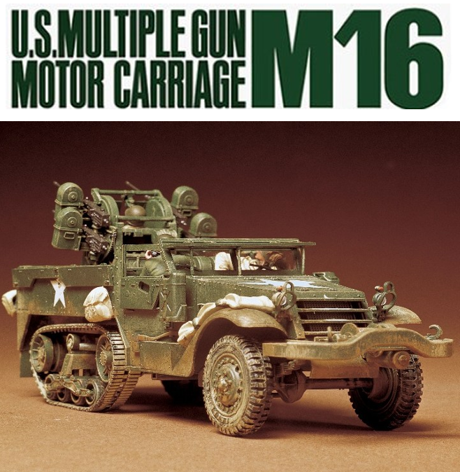 Tamiya 35081 1:35 US M16 Halbket.m.Vierl-Flak (3)