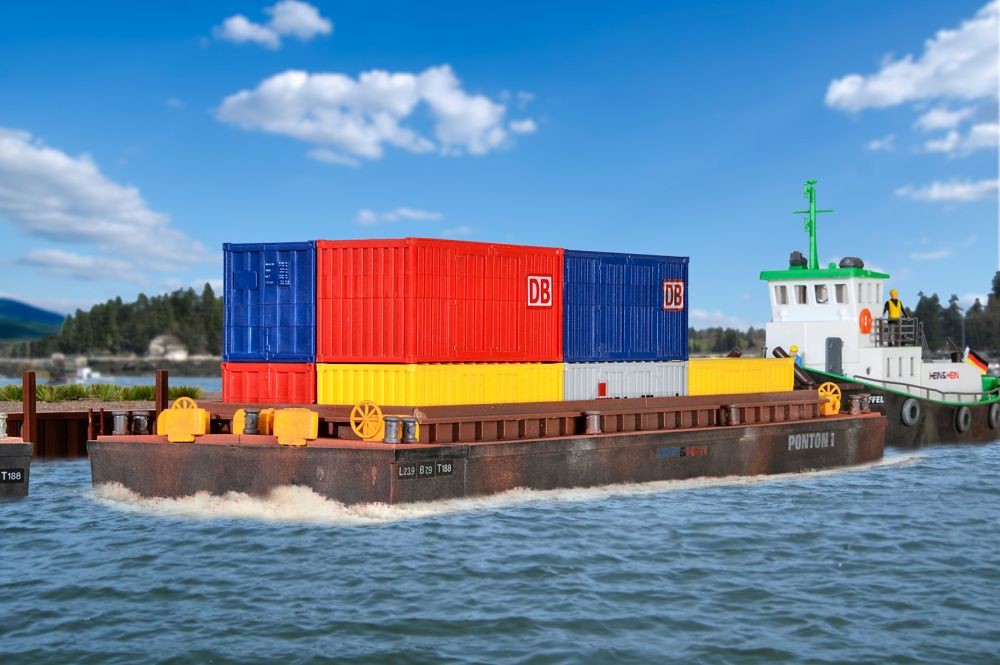 Kibri 38524 H0 Leichter für Schüttgüter oder Container