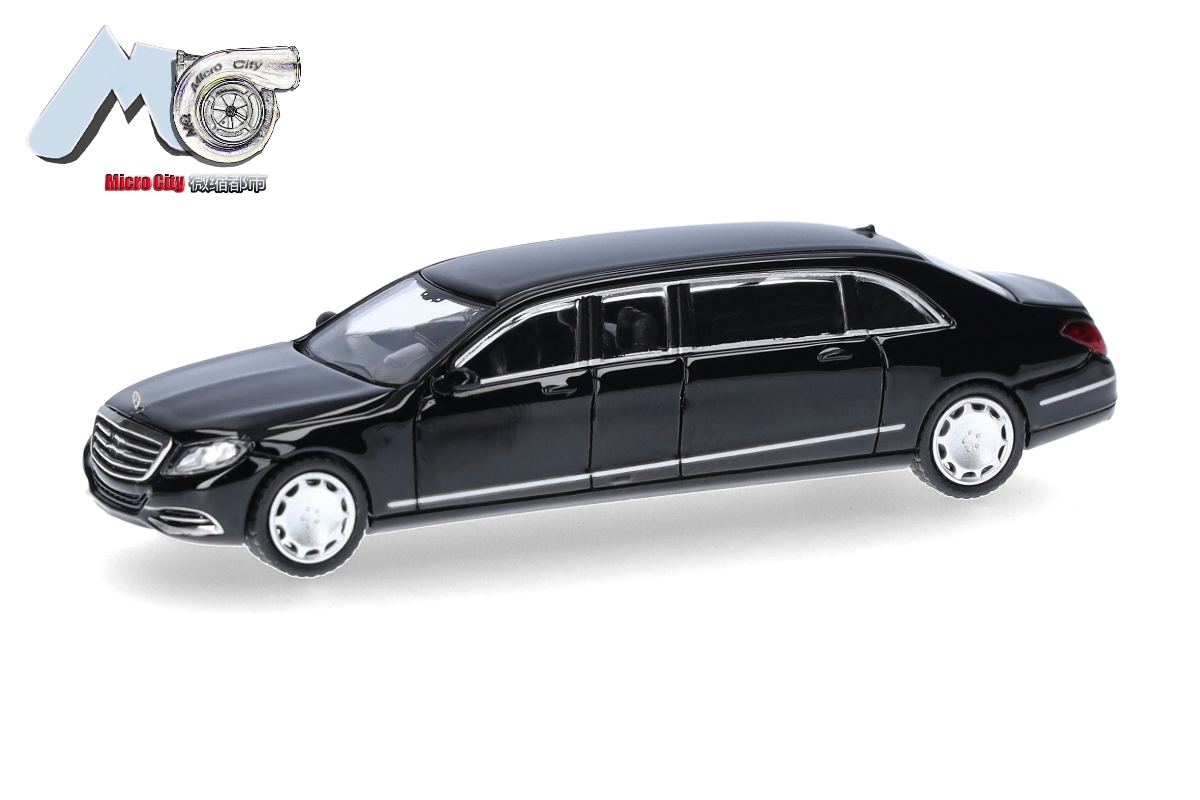 Herpa 87MC000139 MB S600 Pullmann W221 schwarz