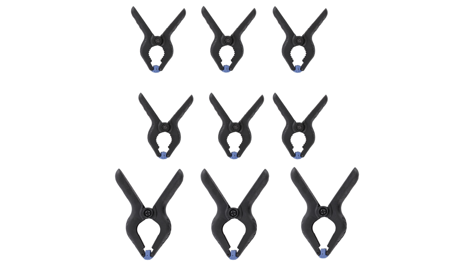 Noch 60105 Nylon-Klemmen-Set, 9 Stück