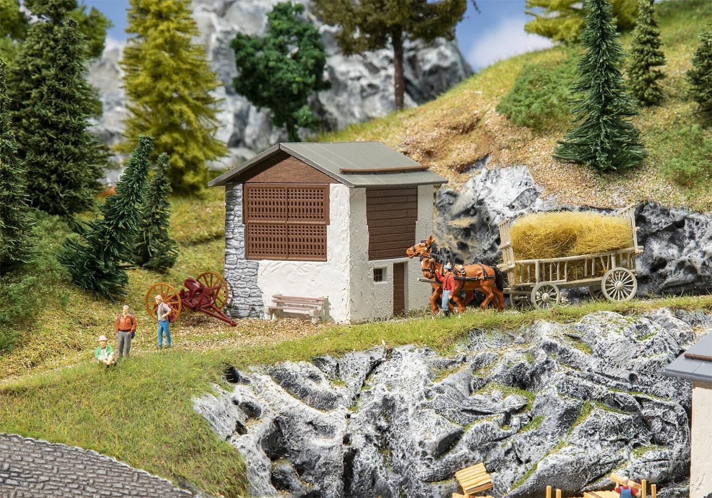 Faller 130634 Heustadel Graubünden 1:87 Spur H0 Bausatz Neu OVP