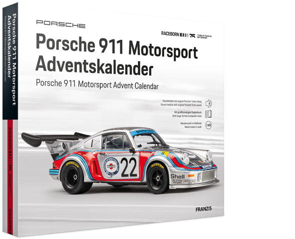 Franzis 67275 Porsche 911 Turbo Motorsport Adventskalender 1:43