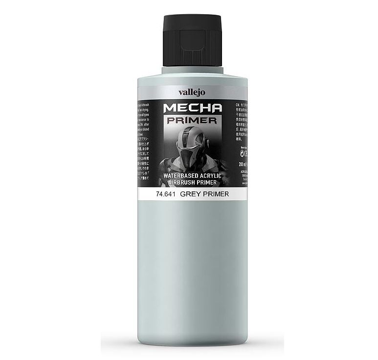 Vallejo 74641 Grundierung, Grau, 200 ml
