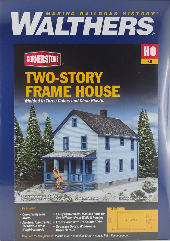 Walthers 933-3786 2-Stöckiges Haus 1:160 Spur N Neu OVP