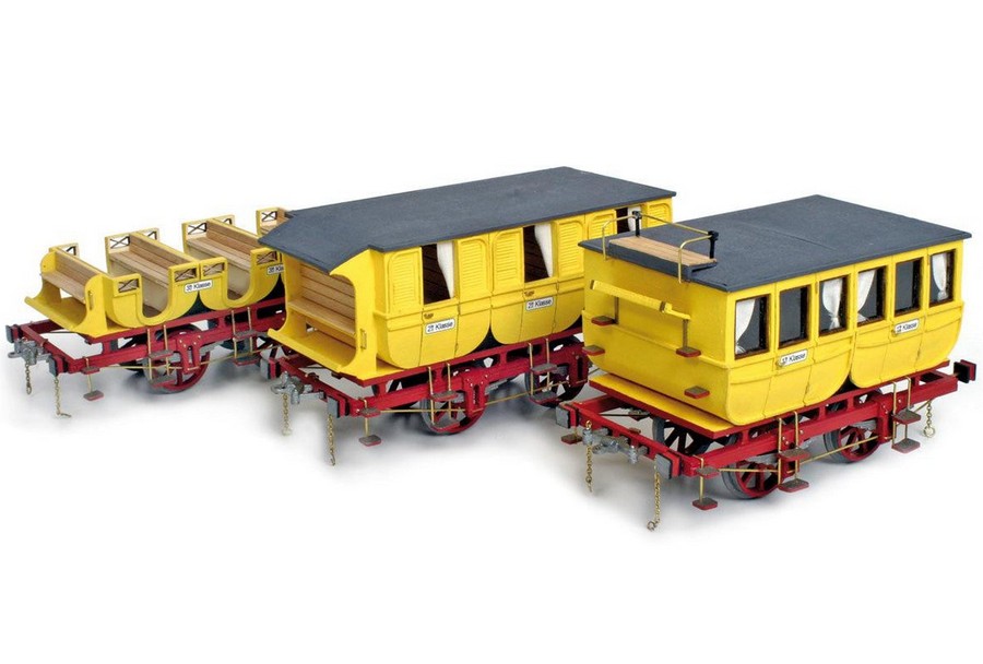 OcCre 56001 Adler Wagenset 1:24 Holzmodellbausatz NEU OVP