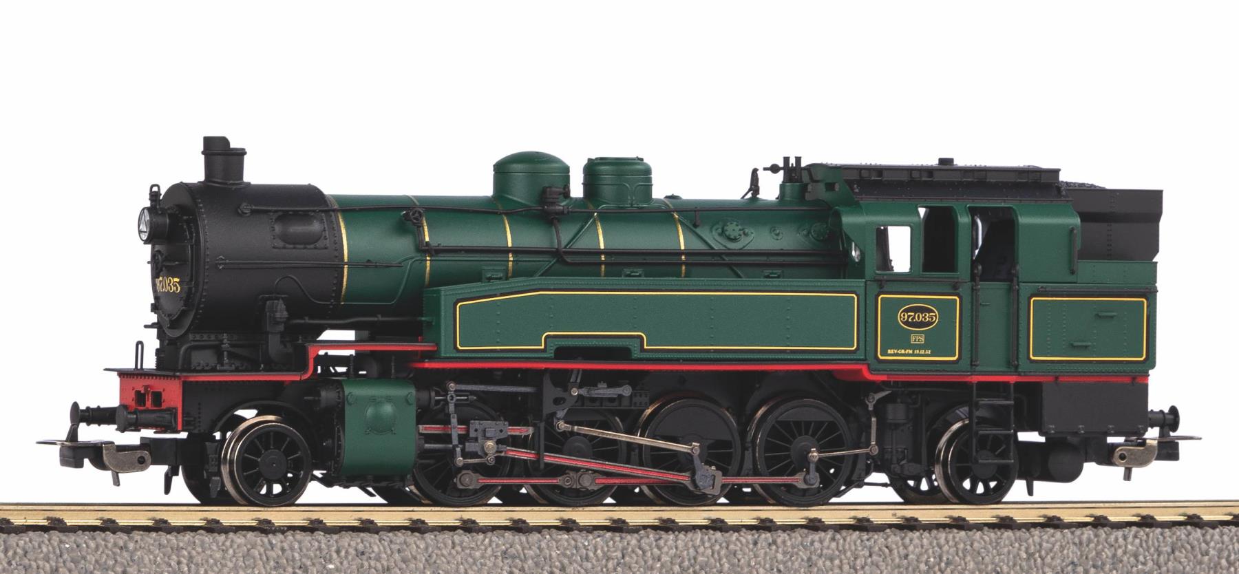 Piko 50658 Dampflok Rh 97 SNCB III Wechselstromversion Spur H0