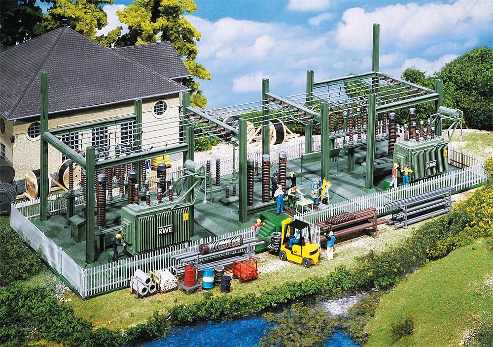 Faller 130958 Umspannwerk 1:87 Spur H0 Bausatz Neu OVP