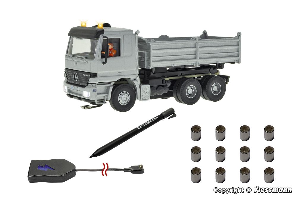 Viessmann 8004 CarMotion Basis Startset MB ACTROS Muldenk. Spur H0