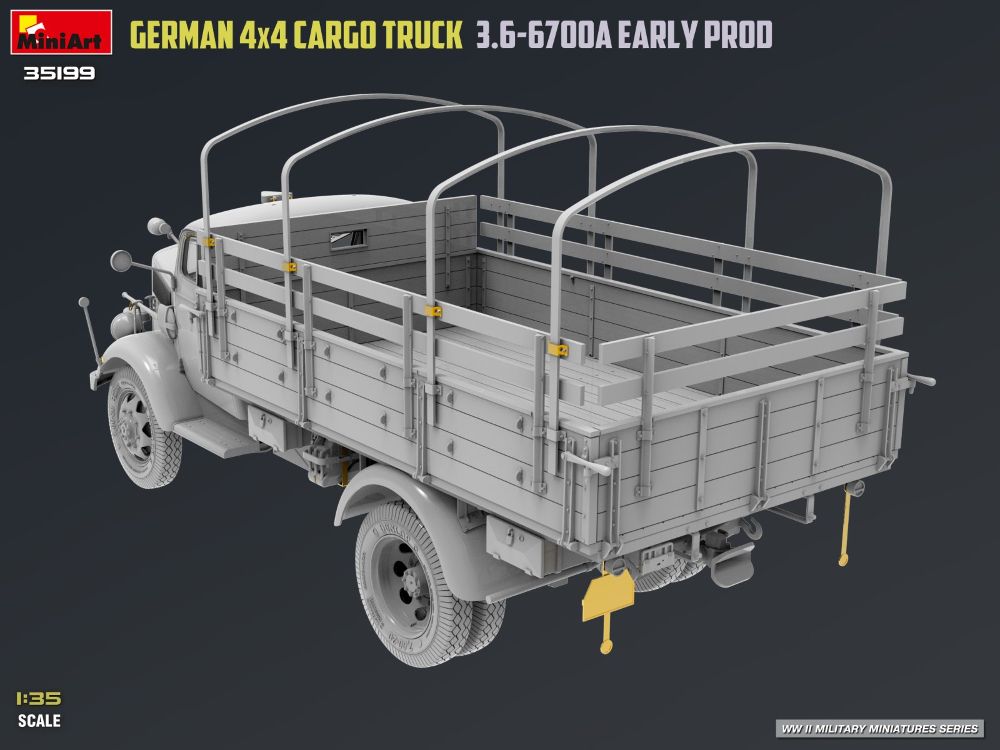 MiniArt 35199 GERMAN 3T 4×4 CARGO TRUCK 1:35 Bausatz NEU OVP