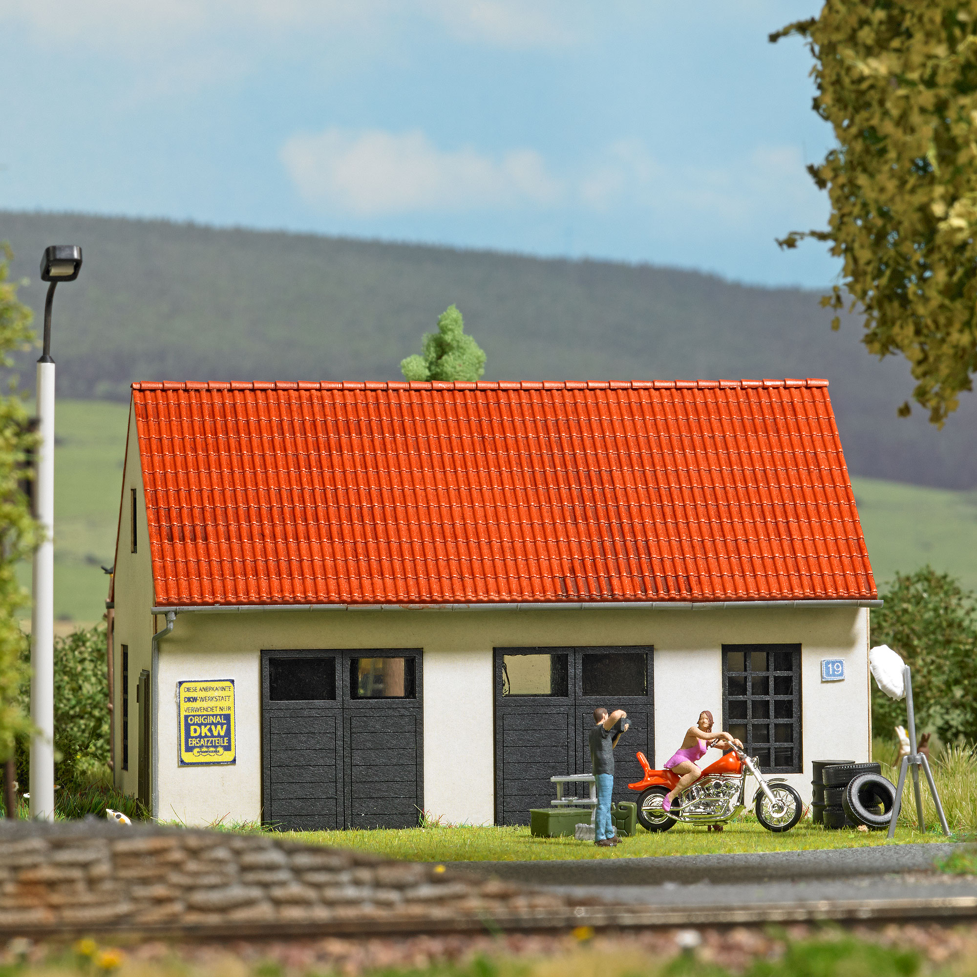 Busch 1965 Kleine Werkstatt 1:87 Spur H0 Bausatz Neu OVP