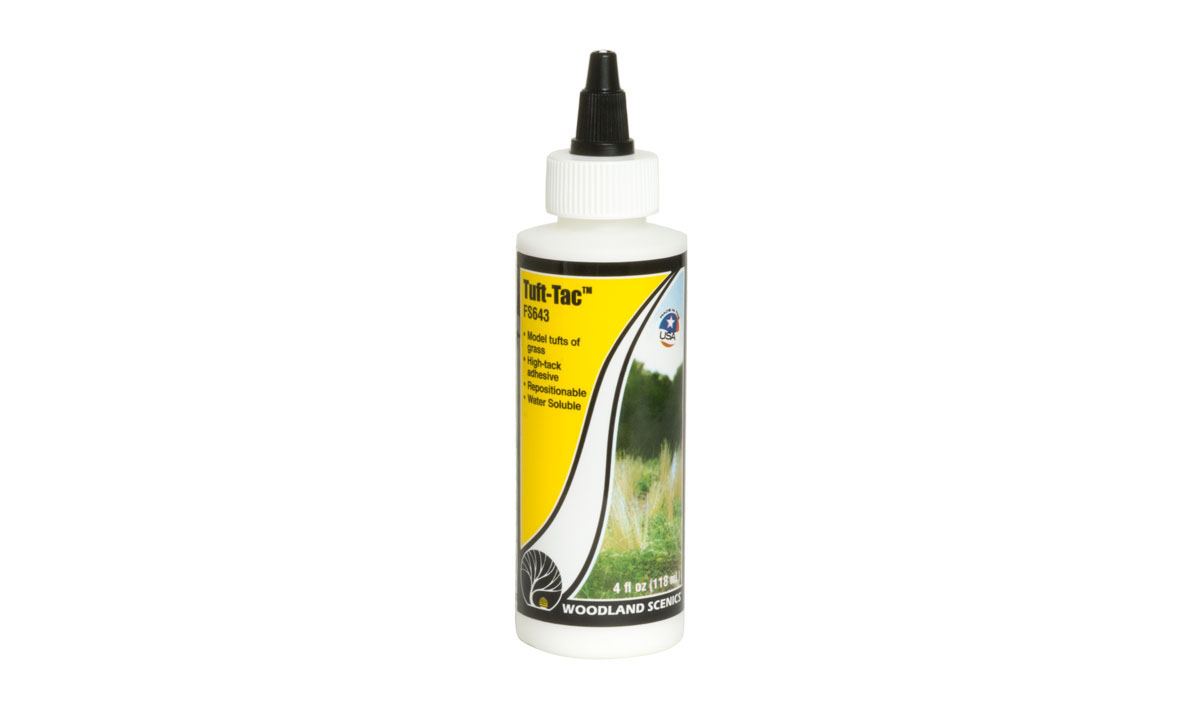 Woodland Scenics FS643 Tuft-Tac - Kleber für Grasstreumaterial, 118ml - Neu OVP