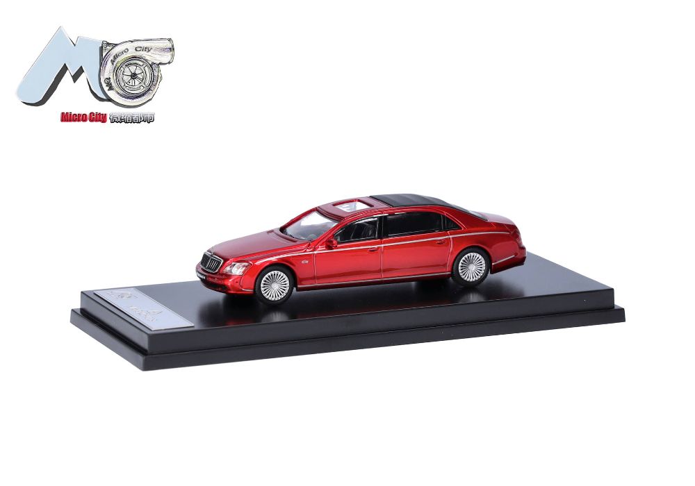 Herpa 87MC000025 MicroCity: Maybach 62S rot (2002-2013) 1:87 Spur H0