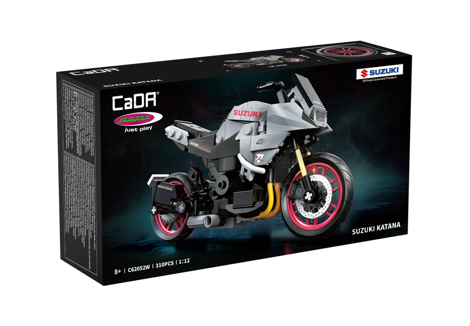 CaDA C62052W Suzuki Katana grau 1:12 Bausatz NEU OVP Bricks