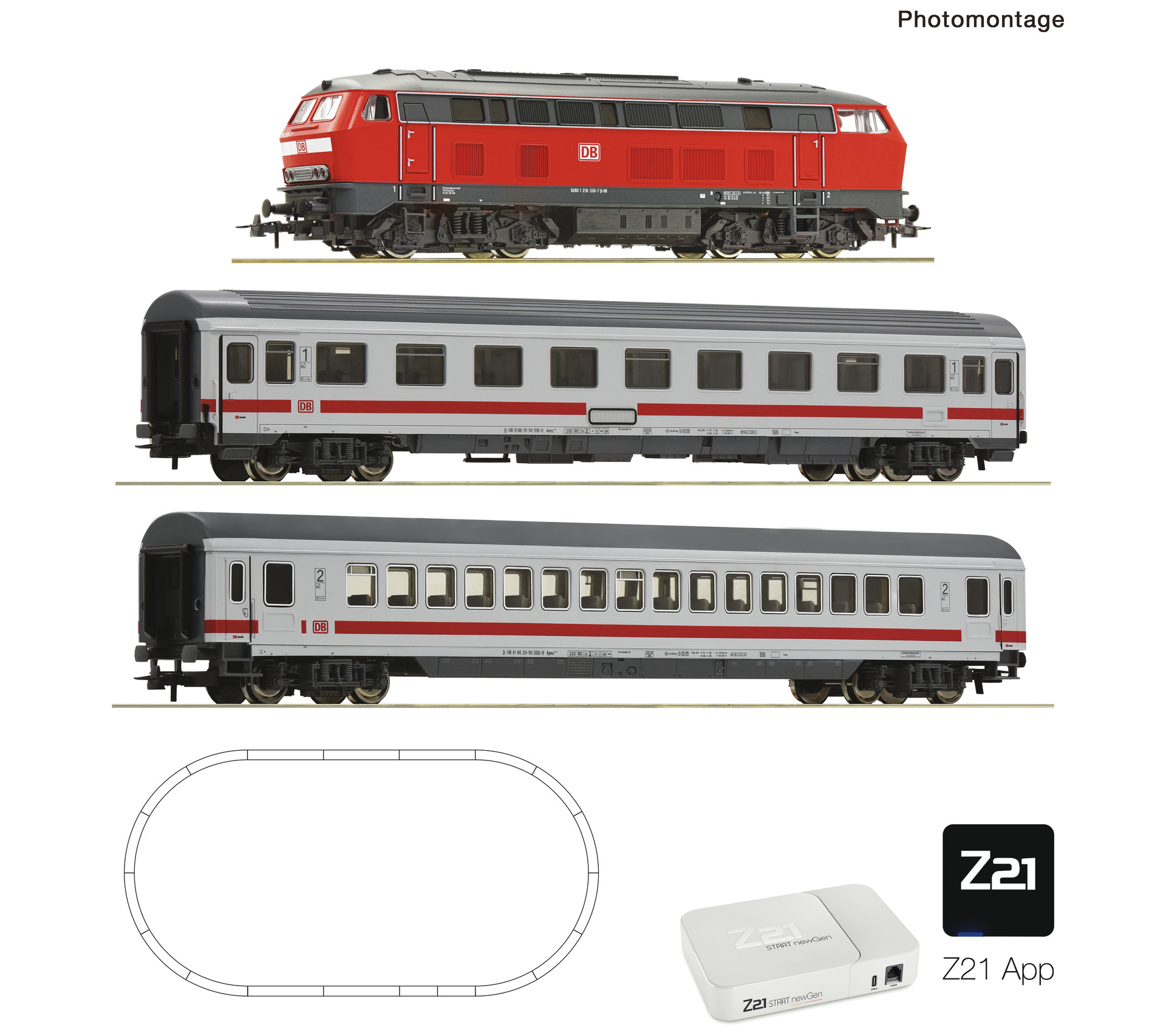 Roco 5110012 Z21 START newGen Digitalset: Diesellokomotive BR 218 (ROCO L