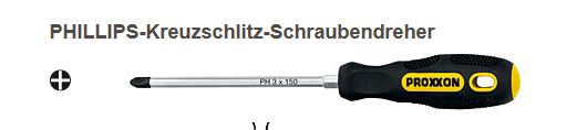 Proxxon 22054 FLEX-DOT-Philips2-Kreuzschlitz-Schraubendreher