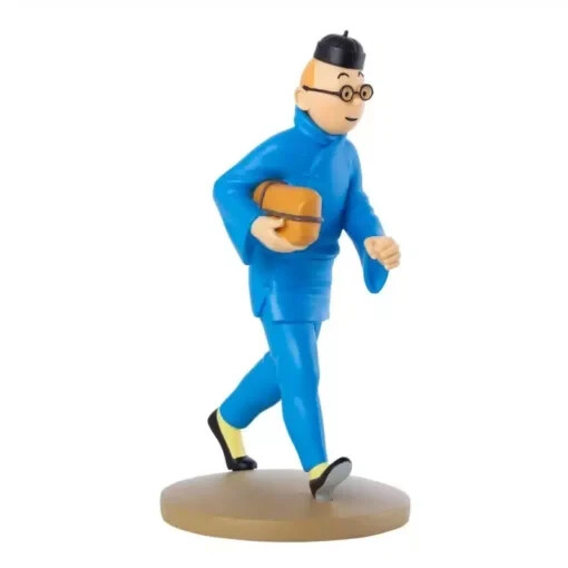 Tim & Struppi TINTIN 42251 Tim mit Paket (Blauer Lotus) 12 cm Neu OVP Figur