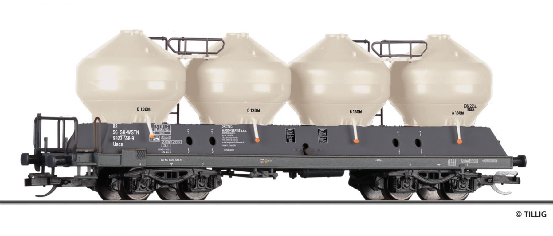 Tillig 15861 Staubsilowgn Uacs WAGONSERVIS spol. s.r.o. Spur TT