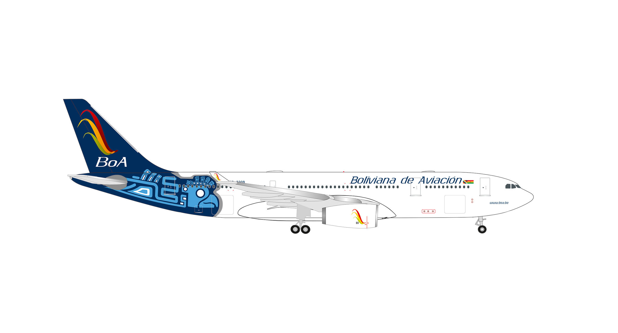 Herpa 539630 A330-200 Bol. de Av. Condor