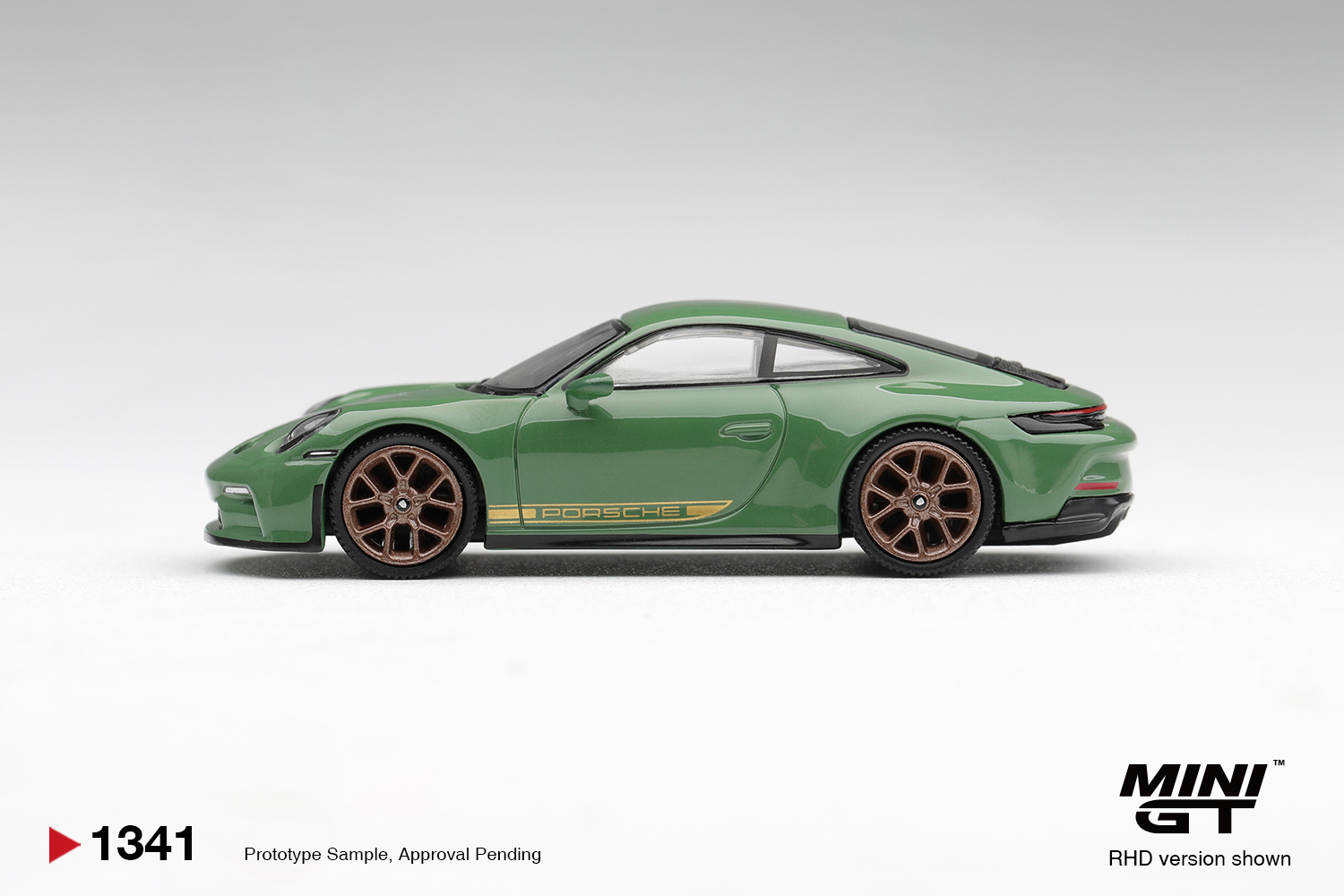 Mini GT 1341 1:64 PO 911 (992) GT3 TOURING AURATIUM GREEN 2022