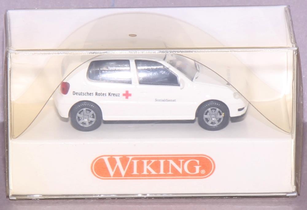 Wiking 0710732 VW Polo Deutsches Rotes Kreuz - 1:87 - Standmodell