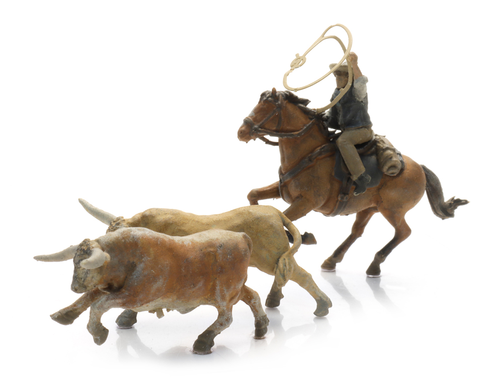 Artitec 5870170 Cowboy fängt Longhorns mit dem Lasso