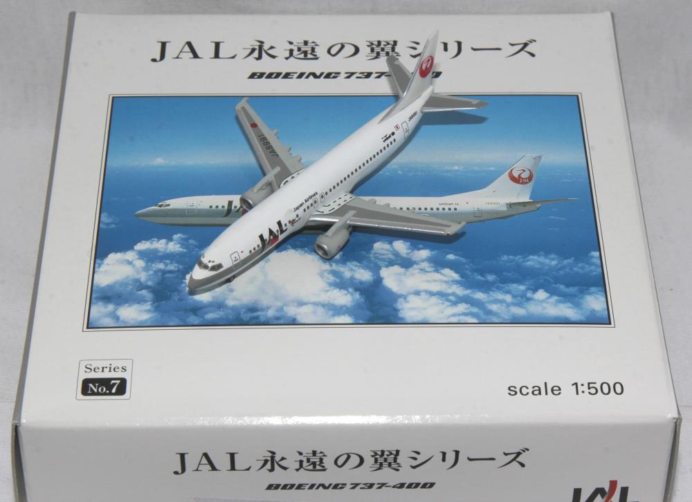 Herpa JE2012 Flugzeug Boeing 737-400 JAL 1:500 Neu OVP