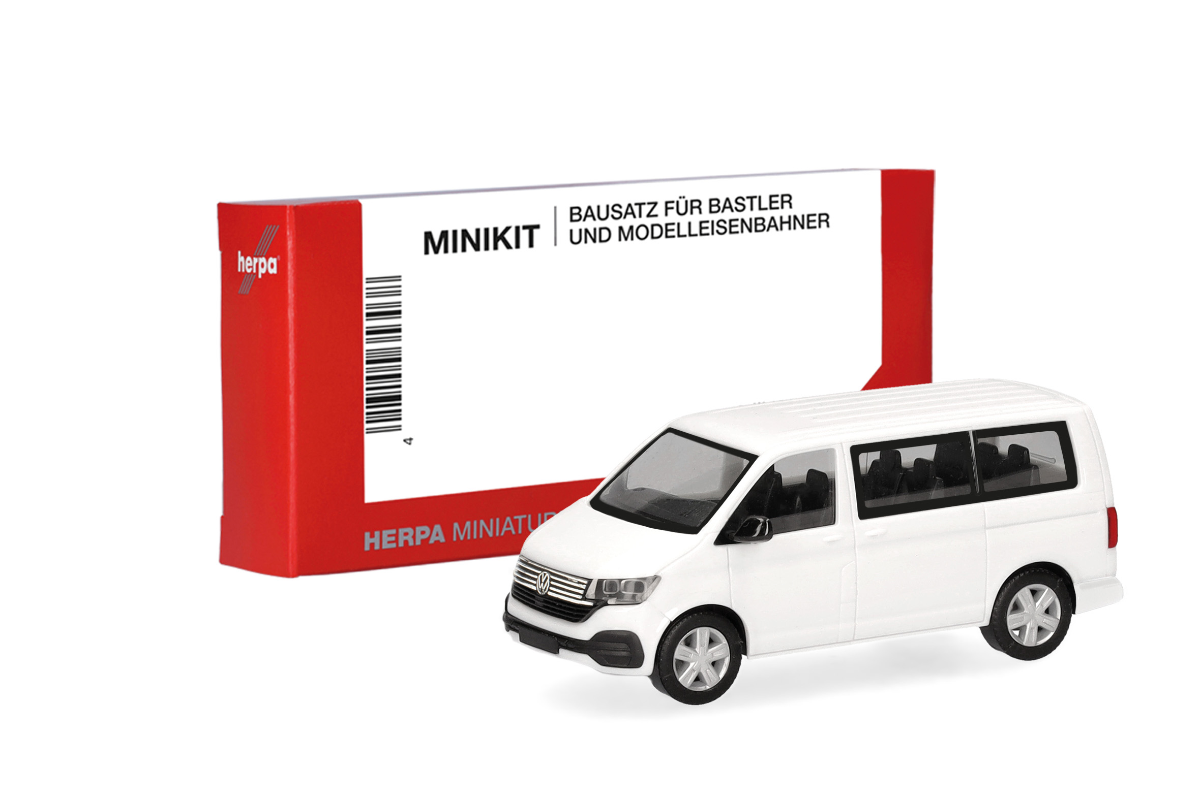 Herpa 014250 MiniKit VW T6.1 Bus, weiß