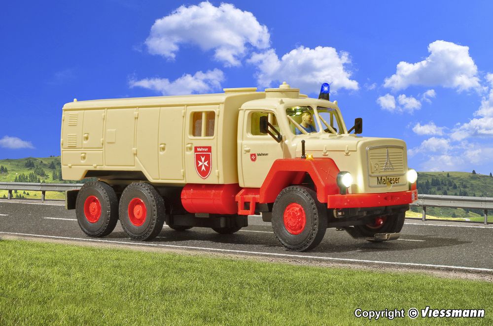 Viessmann 8060 Malteser MAGIRUS DEUTZ 3-achs 1:87 Spur H0 NEU
