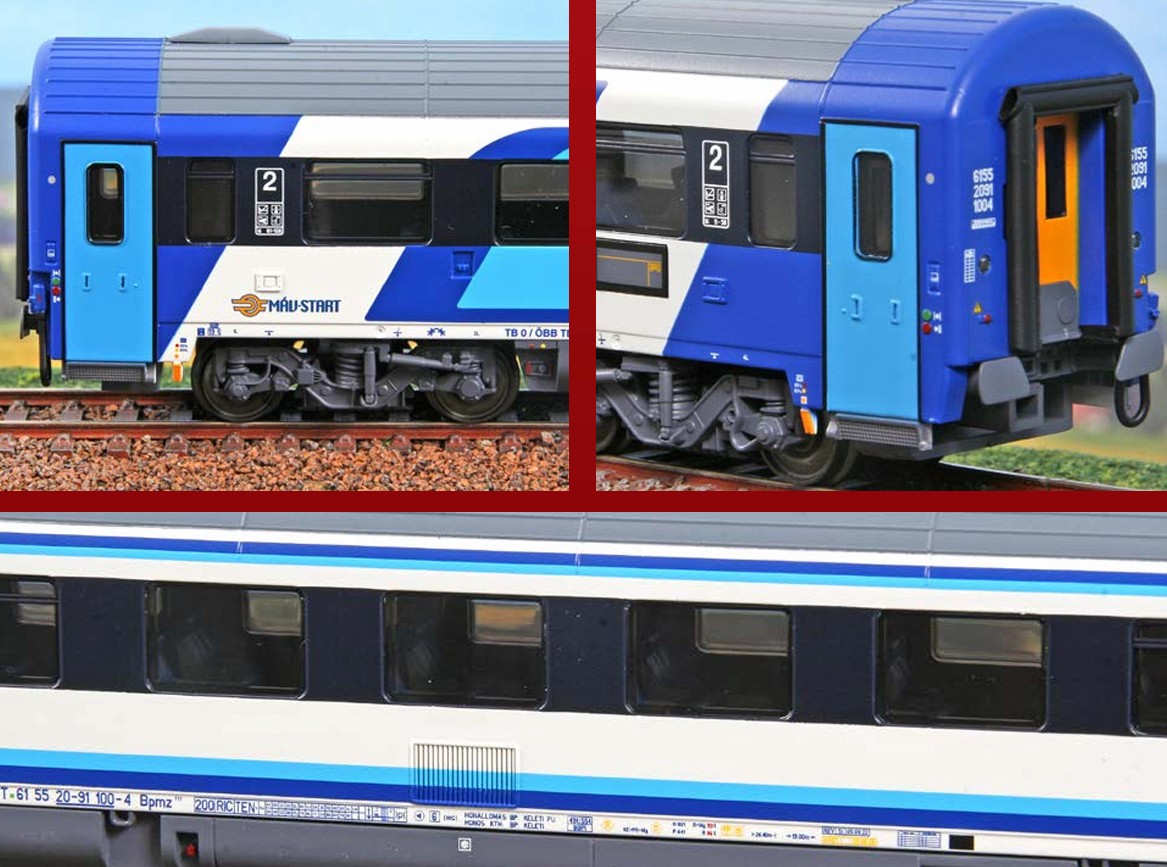 ACME 52073 Großraumwg. Bpmz 2.Klasse MAV 1:87 Spur H0 DC NEU