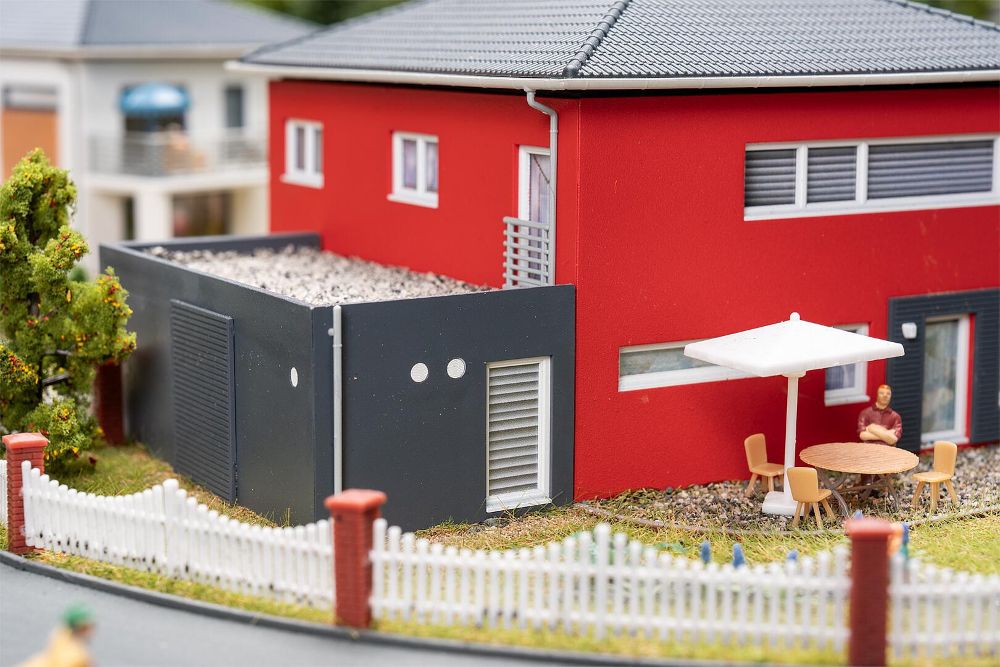Faller 130743 WeberHaus CityLife rot 1:87 Spur H0 Bausatz NEU OVP