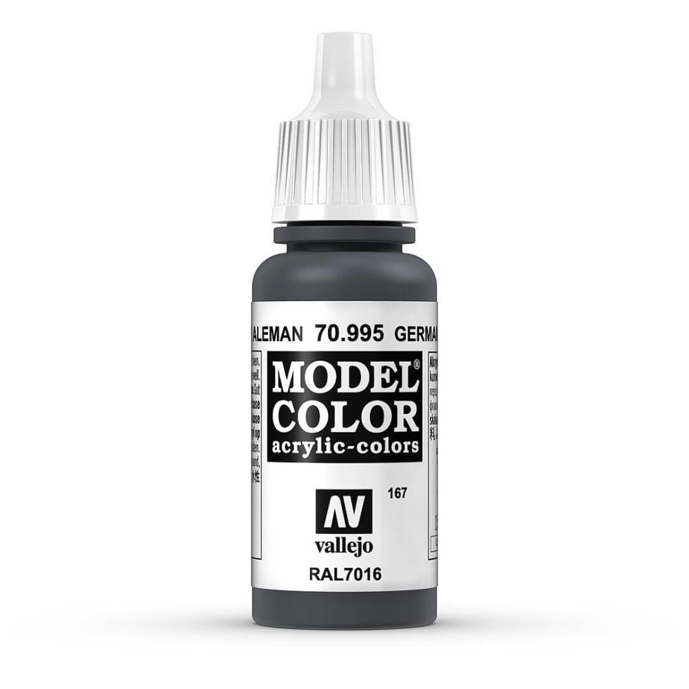 Vallejo 70995 Anthrazitgrau dunkel matt 17 ml Neu OVP Model Color