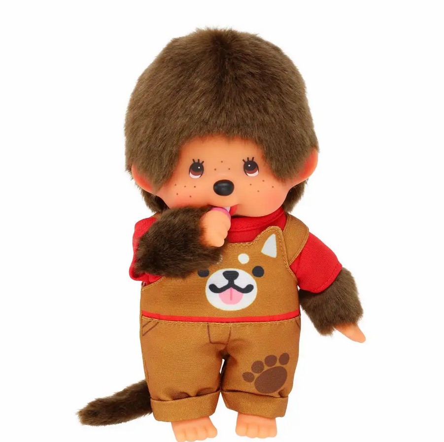 Monchhichi 203864 Plüschfigur Animal Dress Shiba Boy 20 cm Stoff NEU