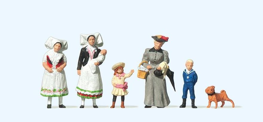 Preiser 24608 Spreewälder Gruppe. Um 1900 1:87 Spur H0 Neu OVP