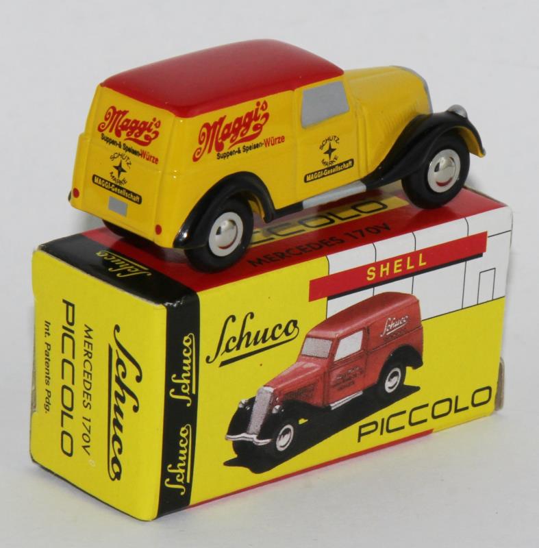 Schuco Piccolo Lieferwagen Mercedes 170V Maggi-Gesellschaft - 1:90