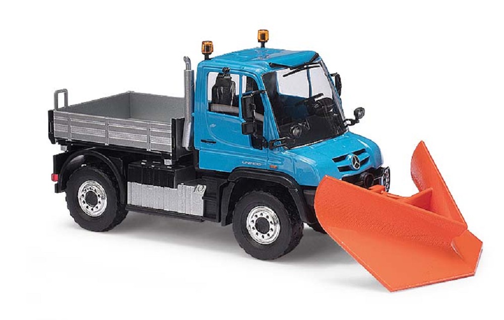 Busch 50923 Mercedes Unimog U430 mit Spitzpflug