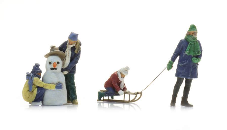 Artitec 5870128 Schneevergnügen 1:87 Spur H0 NEU OVP Figuren