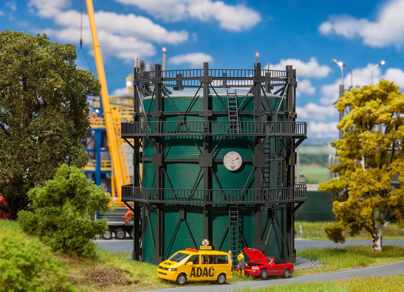 Faller 130176 Gasometer 1:87 Spur H0 Bausatz Neu OVP