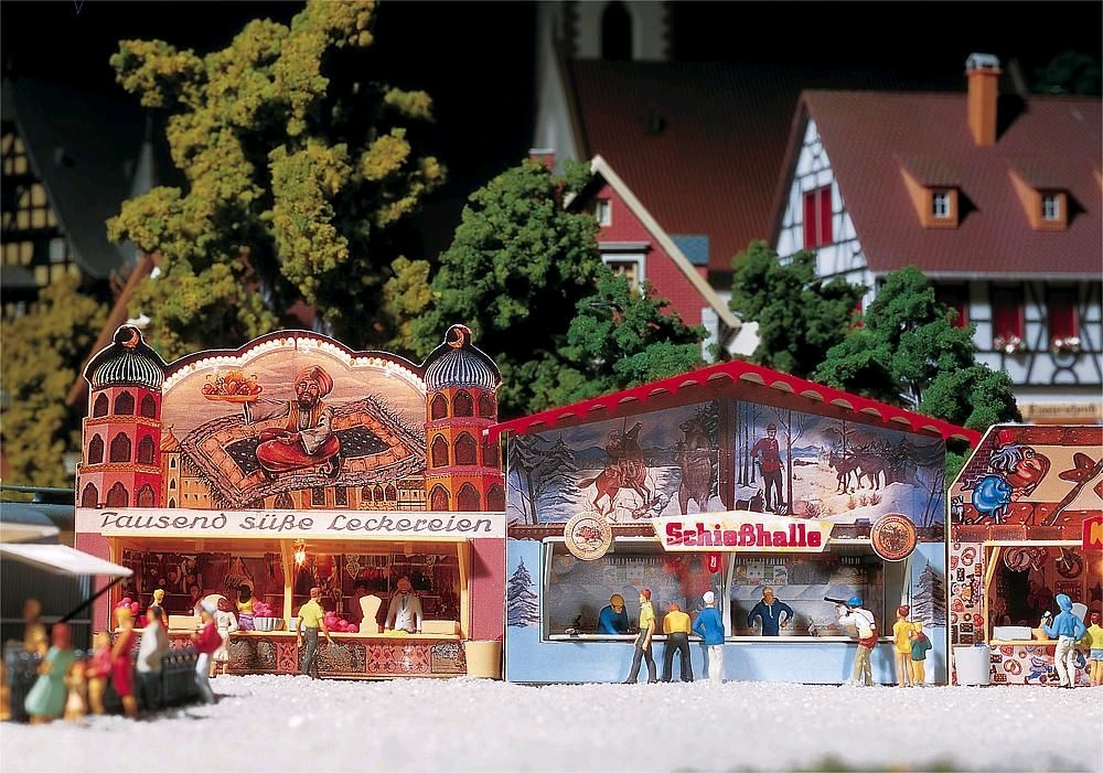Faller 242320 2 Kirmesbuden 1:160 Spur N Neu OVP