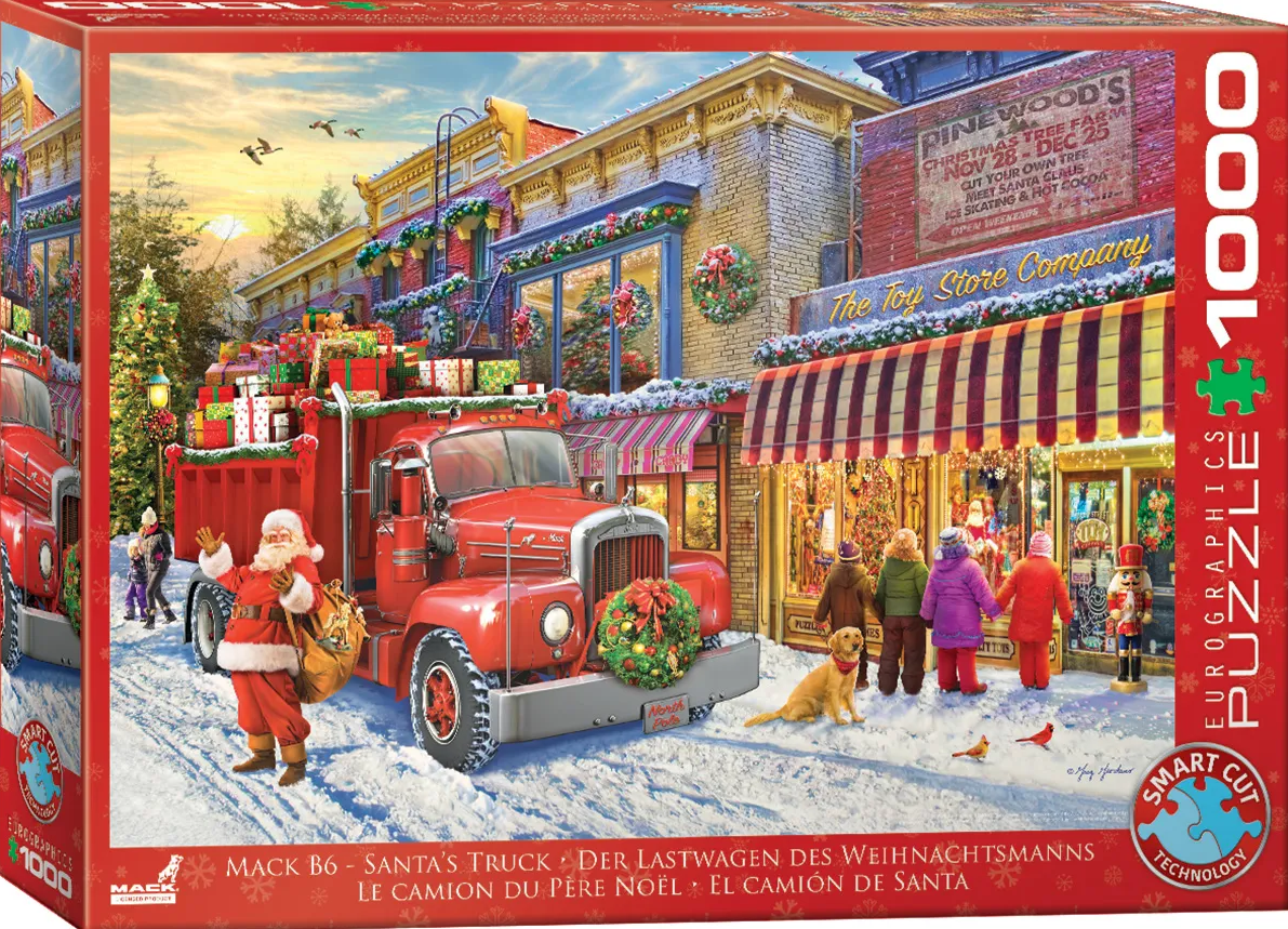 EUROGRAPHICS 6000-6120 Mack B6 – LKW des Weihnachtsmanns 1000 Teile Puzzle