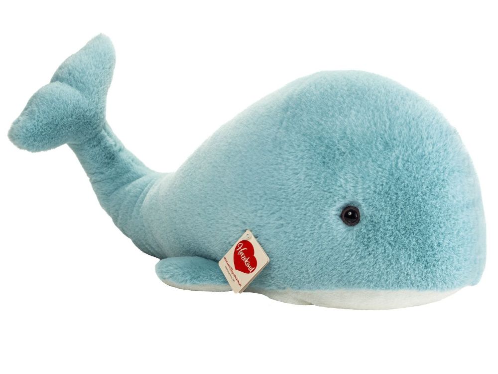 Teddy Hermann 939795 Wal Wanda hellblau 42 cm Stoff/Plüsch/Kuscheltier NEU
