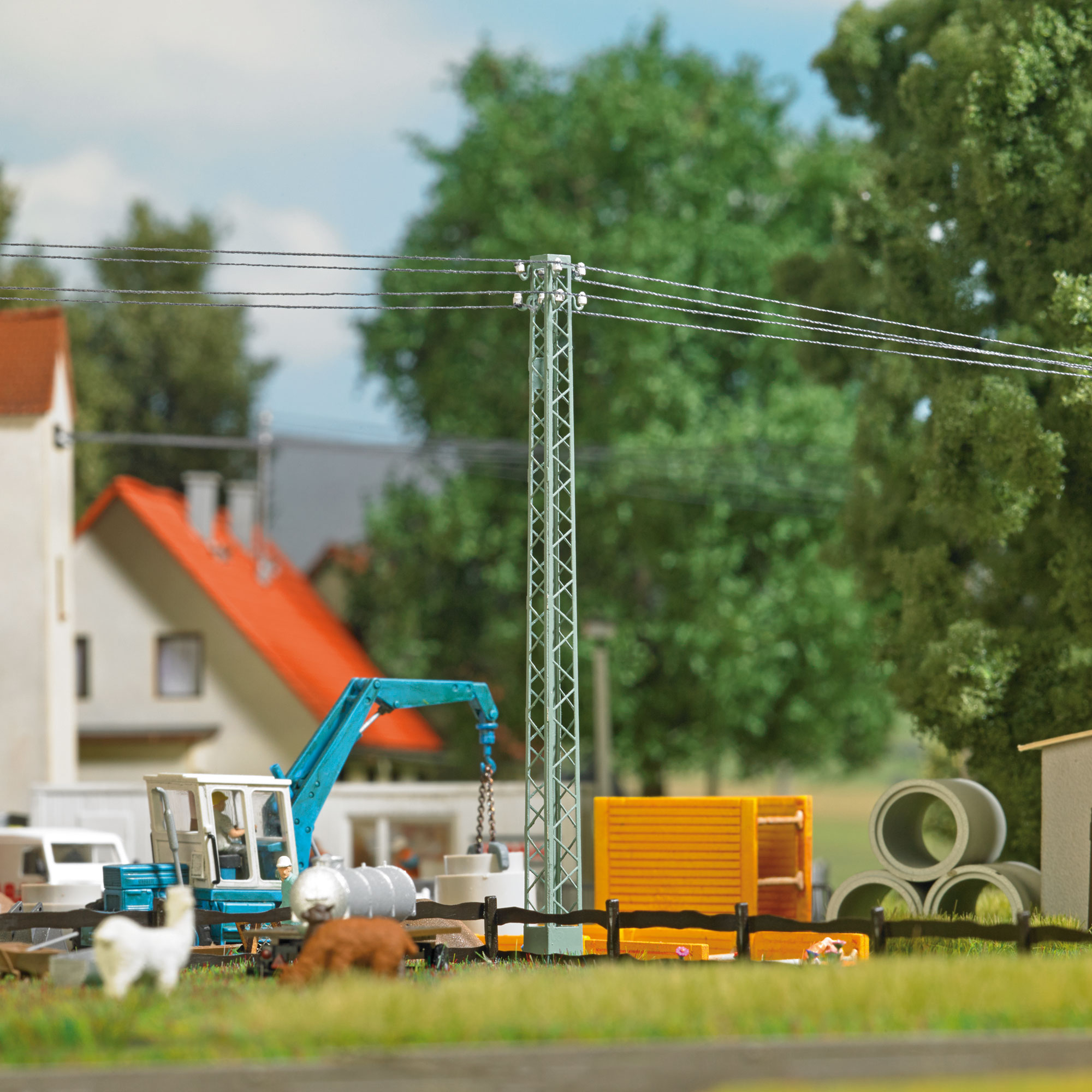 Busch 8952 Freileitung Gittermast TT