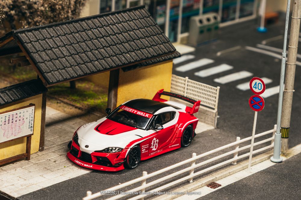 Tarmac Works T64-109-RD 1:64 TOYOTA SUPRA (A90) LB-WORKS RED 2025