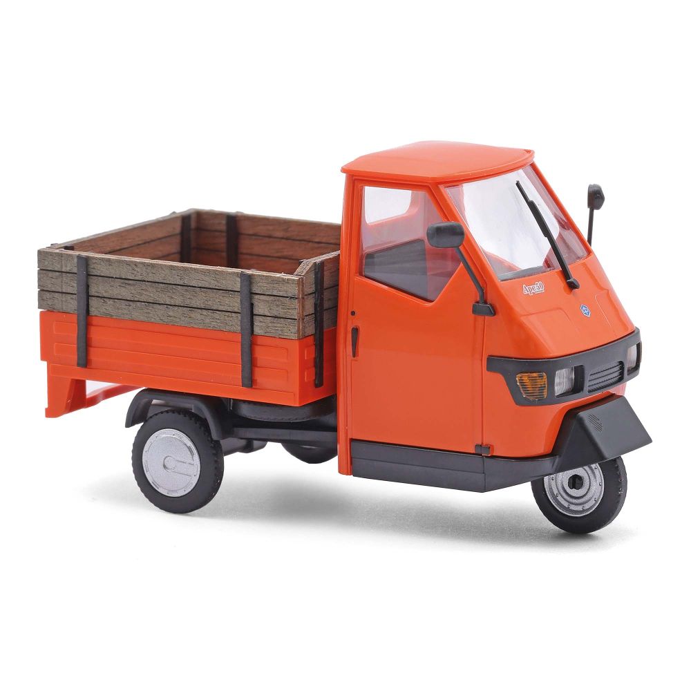 Busch 60005 Piaggio Ape 50 mit Holzaufsatz 1:43 Spur 0 Standmodell
