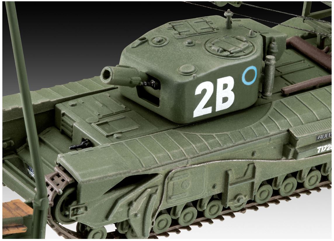 Revell 63297 Model Set Churchill A.V.R.E. mit Basiszubehör 1:76 Neu