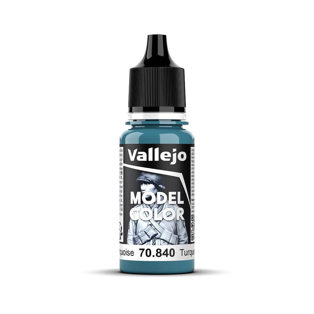 Vallejo 70840 Helles Türkisblau, matt, 18 ml Model Color NEU