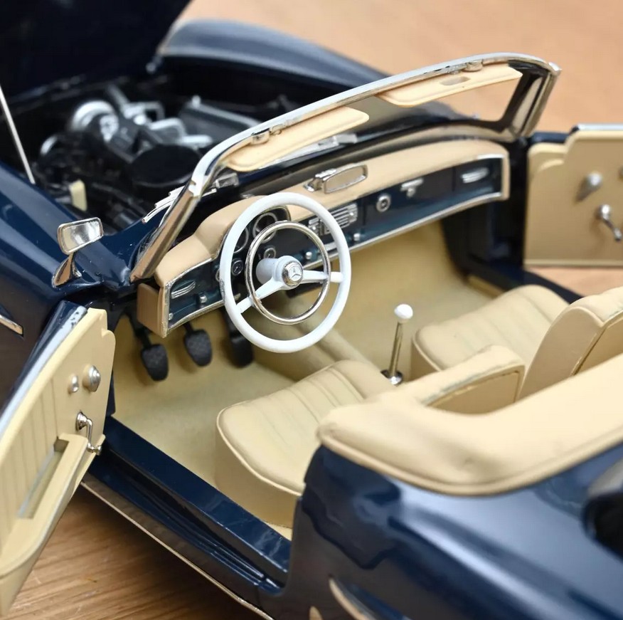 Norev 183403 Mercedes-Benz 190 SL 1957 Mittelblau 1:18 NEU OVP