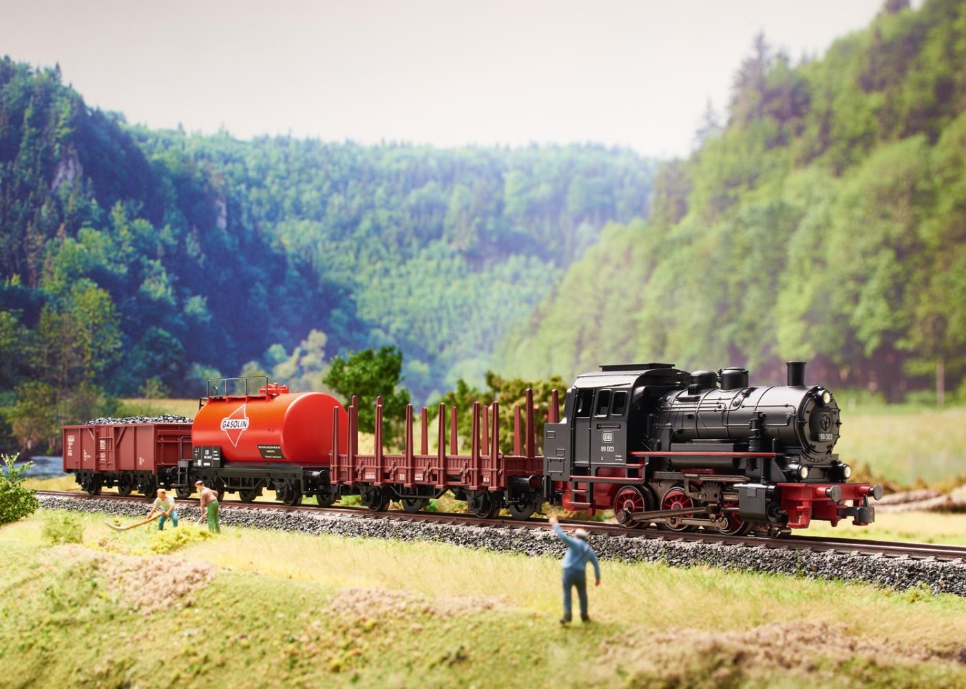 Märklin 29890 Digital-Startpackung Güterzug mit BR 89.0 1:87 Spur H0
