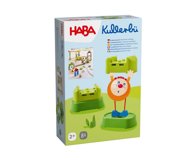 HABA 1300849001 Kullerbü – Ergänzungsset Verbinder u. Basis NEU OVP