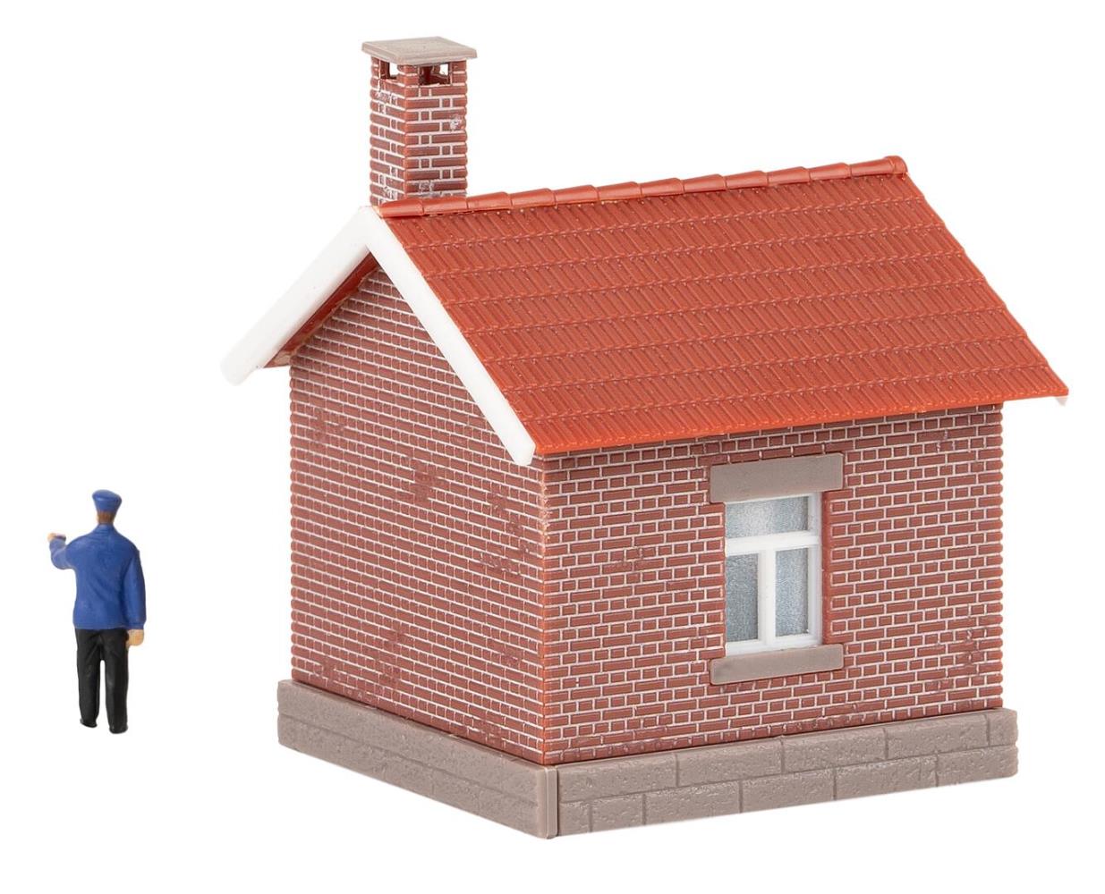 Faller 120306 Bahnbude mit Bahnwärter 1:87 Spur H0 Bausatz Neu